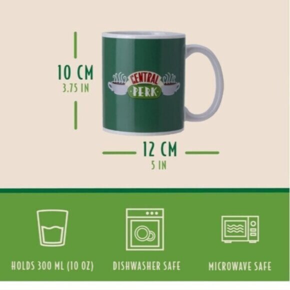 Official FRIENDS Central Perk Collectible Coffee Mug and Apron Gift Set New Box - Picture 3 of 5